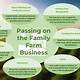 Farm Succession Planning Template