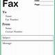 Fax Cover Sheet Template Google Docs