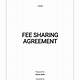 Fee Sharing Agreement Template