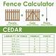 Fencing Material Calculator