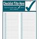 Fillable Checklist Template