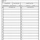 Fillable Panel Schedule Template