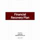 Financial Recovery Plan Template