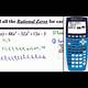 Find The Rational Zeros Calculator