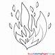 Fire Coloring Pages Free