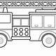 Fire Truck Coloring Page Printable