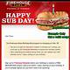 Firehouse Subs Birthday Free Sub