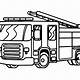 Firetruck Coloring Page Free