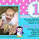 First Birthday Invitation Template