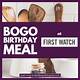First Watch Free Birthday Meal