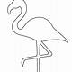 Flamingo Stencil Printable Free