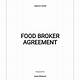Food Broker Agreement Template