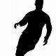 Football Player Silhouette Free