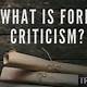 Form Criticism Of The Bible