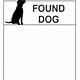 Found Dog Poster Template