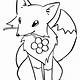 Fox Coloring Pages Free Printable