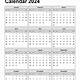Free 2024 Calendar