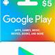Free 5 Dollar Google Play Card
