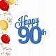 Free 90th Birthday Clipart