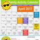 Free Activity Calendar Template For Seniors