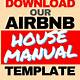 Free Airbnb House Manual Template Word
