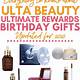 Free Beauty Birthday Gifts