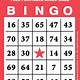 Free Bingo Printable Games