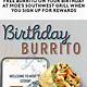 Free Birthday Burrito Moes