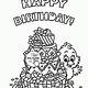 Free Birthday Coloring Cards