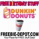 Free Birthday Dunkin Donuts