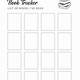 Free Book Tracker Template
