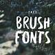 Free Brush Fonts