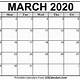 Free Calendar For March