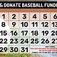 Free Calendar Fundraiser Template Baseball