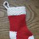 Free Christmas Stocking Knitting Pattern Straight Needles