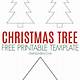 Free Christmas Tree Template