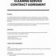 Free Cleaning Service Contract Template