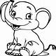 Free Coloring Pages Elephant