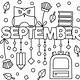 Free Coloring Pages For September