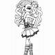 Free Coloring Pages Monster High