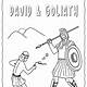 Free Coloring Pages Of David And Goliath