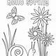Free Coloring Pages Spring Theme