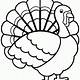 Free Coloring Turkey Pages