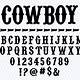 Free Cowboy Font