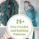 Free Crochet And Knitting Patterns