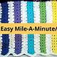 Free Crochet Mile A Minute Patterns
