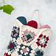 Free Crochet Pattern Granny Square Bag