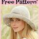 Free Crochet Pattern Sun Hat