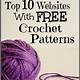 Free Crochet Pattern Websites