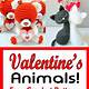 Free Crochet Valentine Animal Patterns